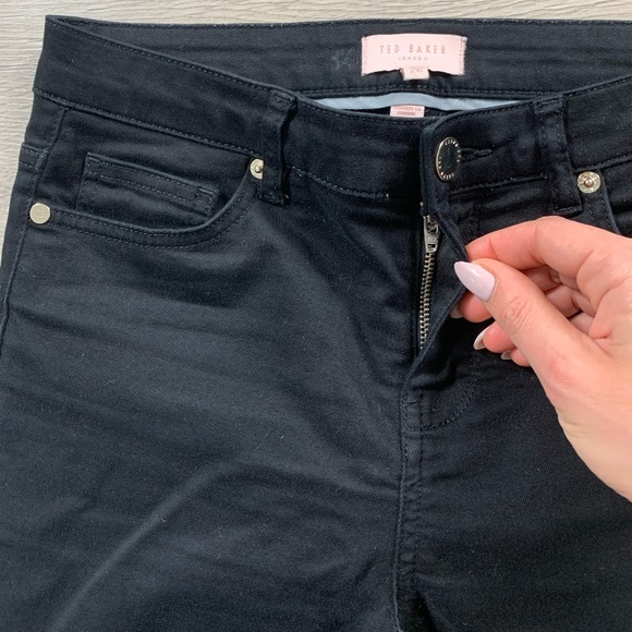 Ted Baker Duvv Black High Rise Skinny Jeans - Picture 12 of 16
